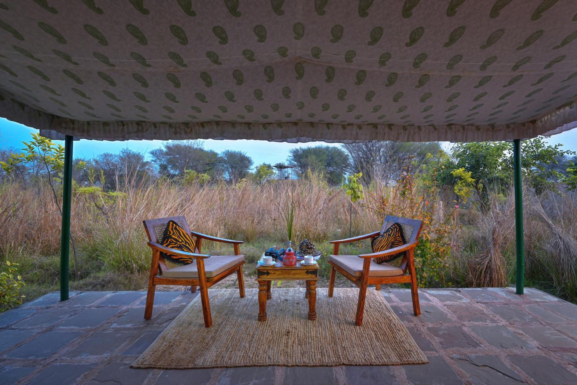 Bagh Serai - Rustic Cottage With Private Pool ساواي مادهوبور المظهر الخارجي الصورة
