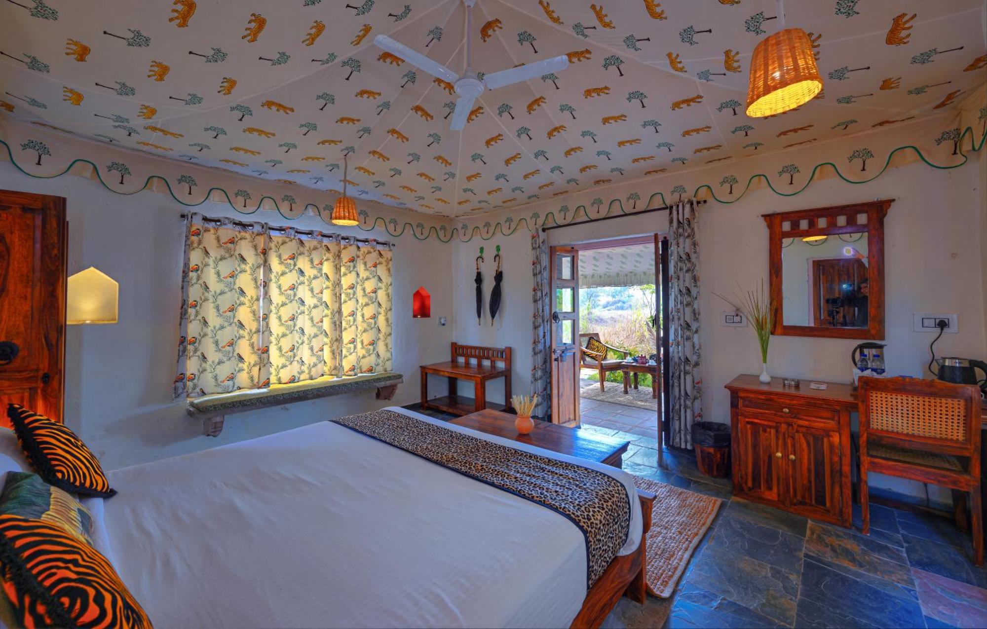 Bagh Serai - Rustic Cottage With Private Pool ساواي مادهوبور المظهر الخارجي الصورة