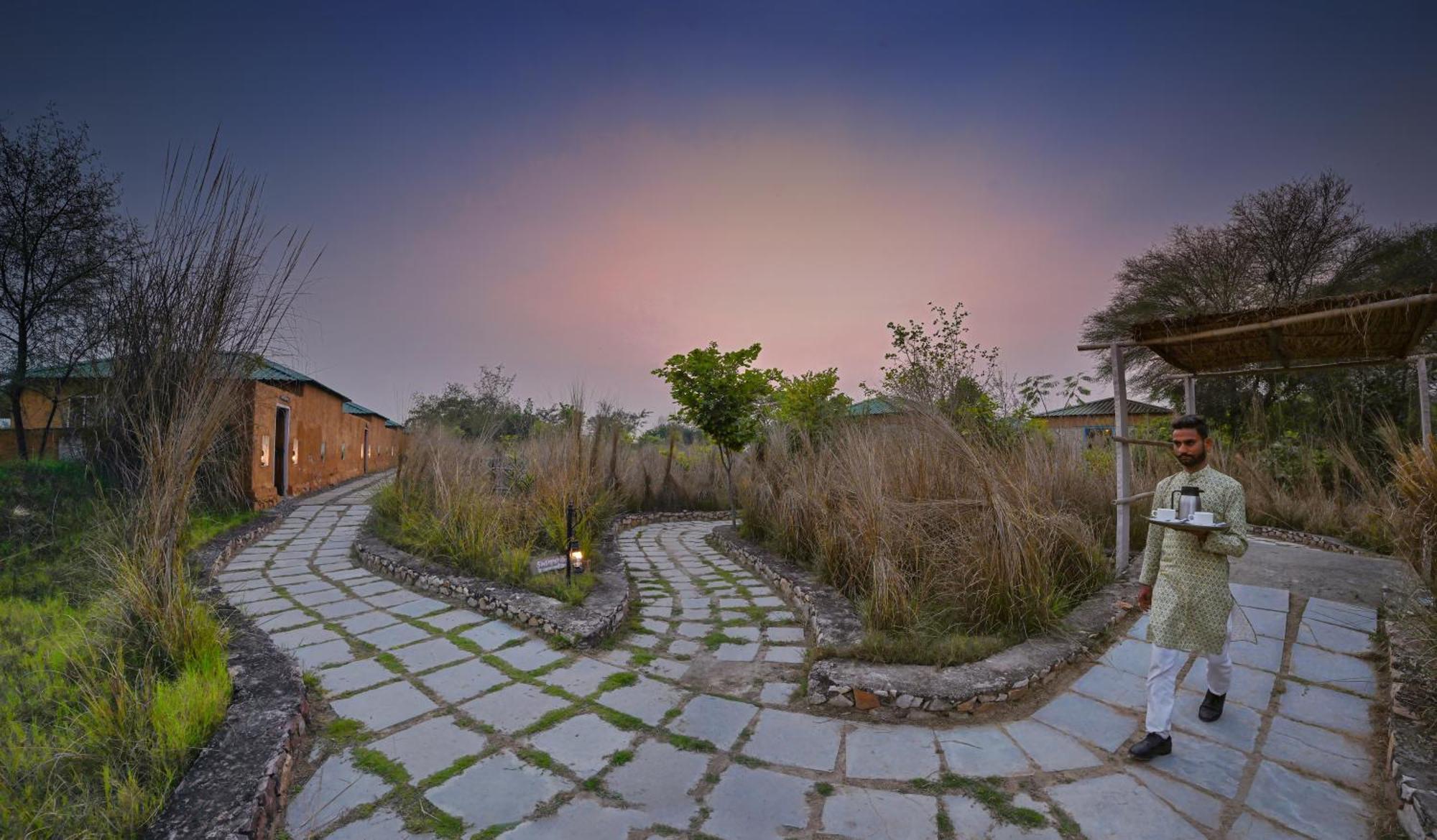 Bagh Serai - Rustic Cottage With Private Pool ساواي مادهوبور المظهر الخارجي الصورة
