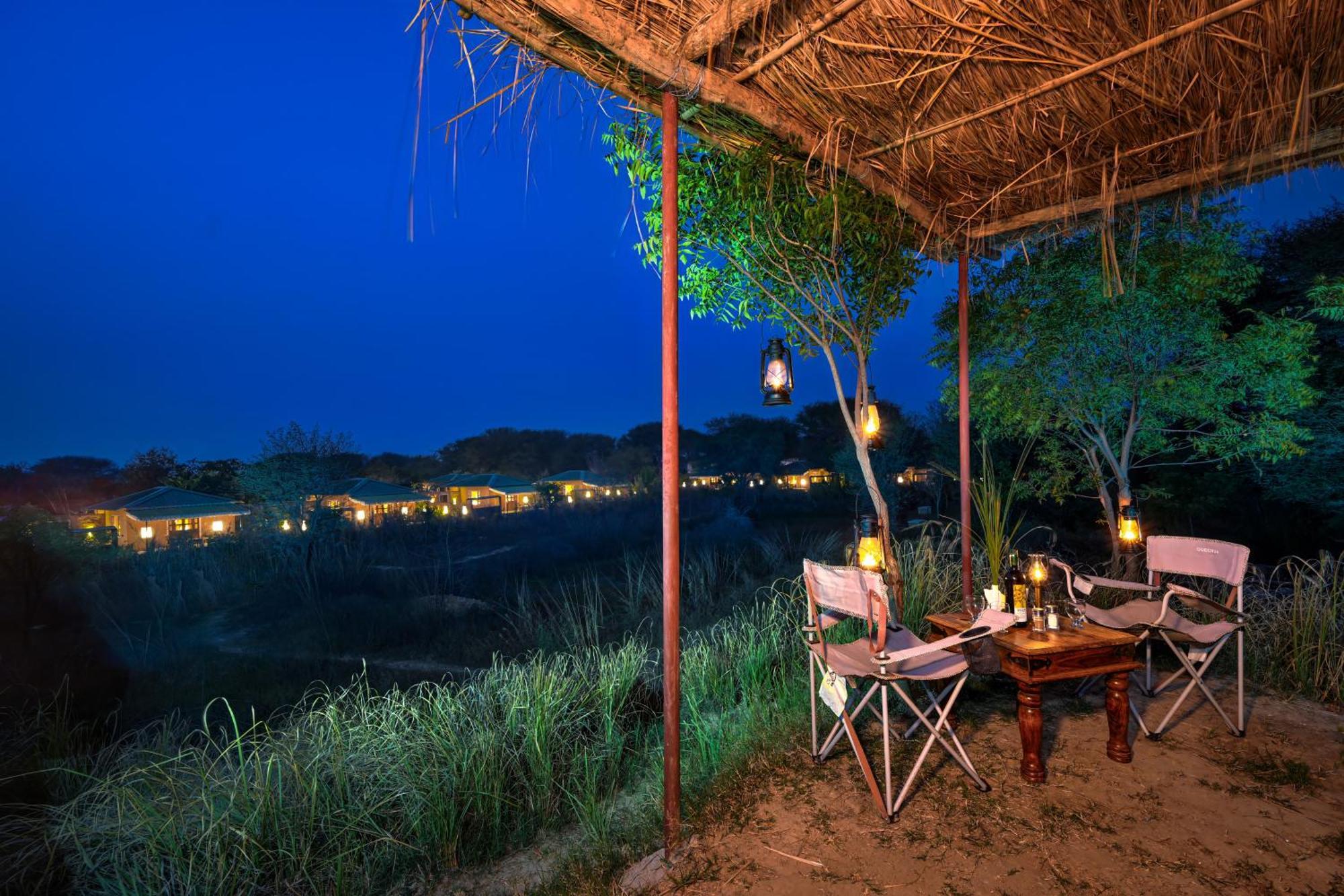 Bagh Serai - Rustic Cottage With Private Pool ساواي مادهوبور المظهر الخارجي الصورة