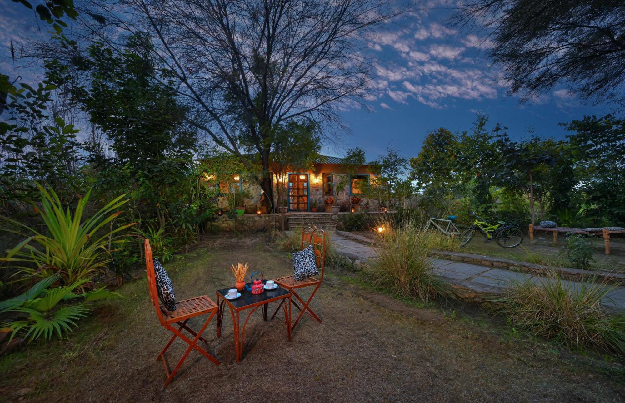Bagh Serai - Rustic Cottage With Private Pool ساواي مادهوبور المظهر الخارجي الصورة