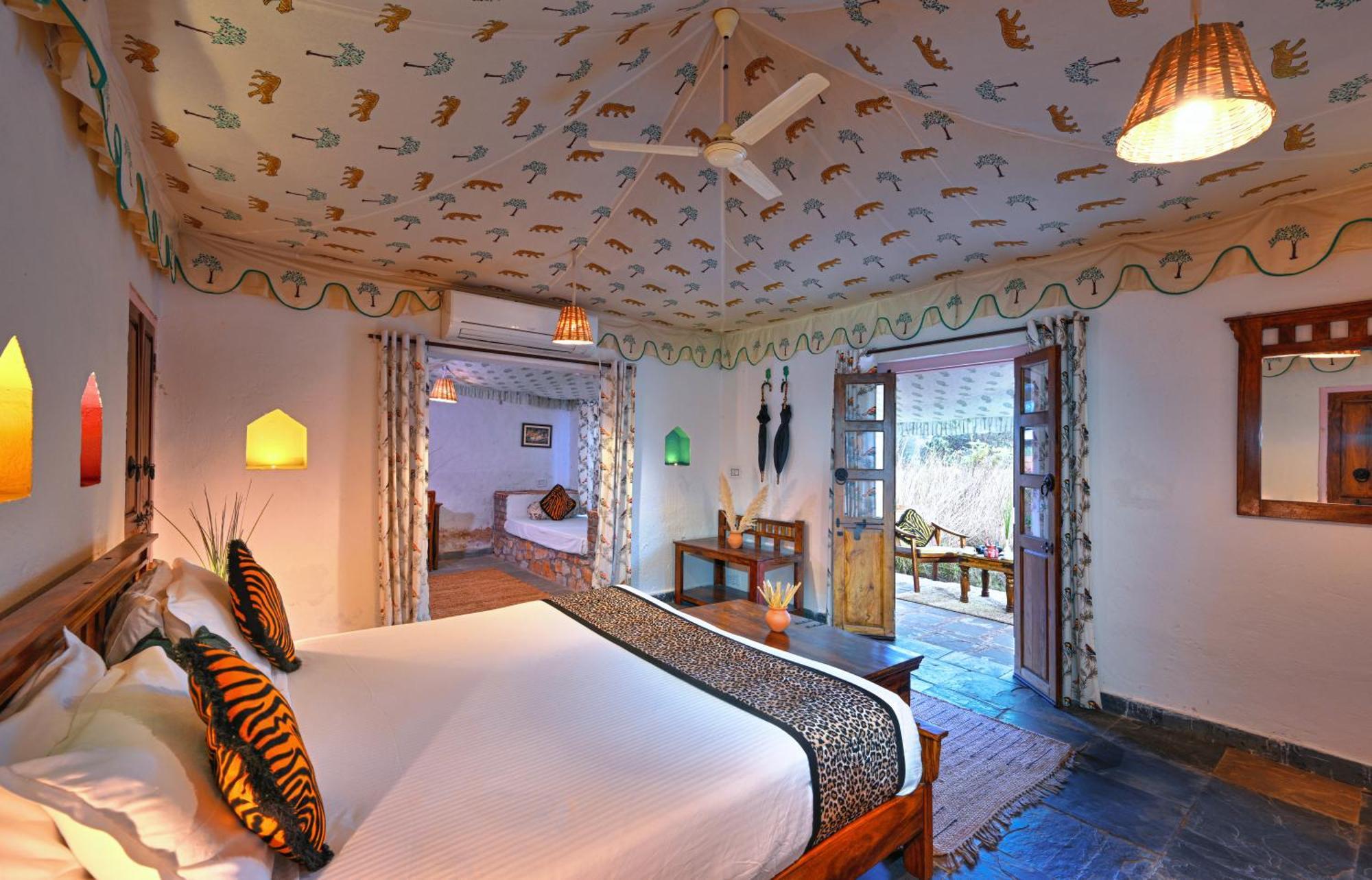 Bagh Serai - Rustic Cottage With Private Pool ساواي مادهوبور المظهر الخارجي الصورة