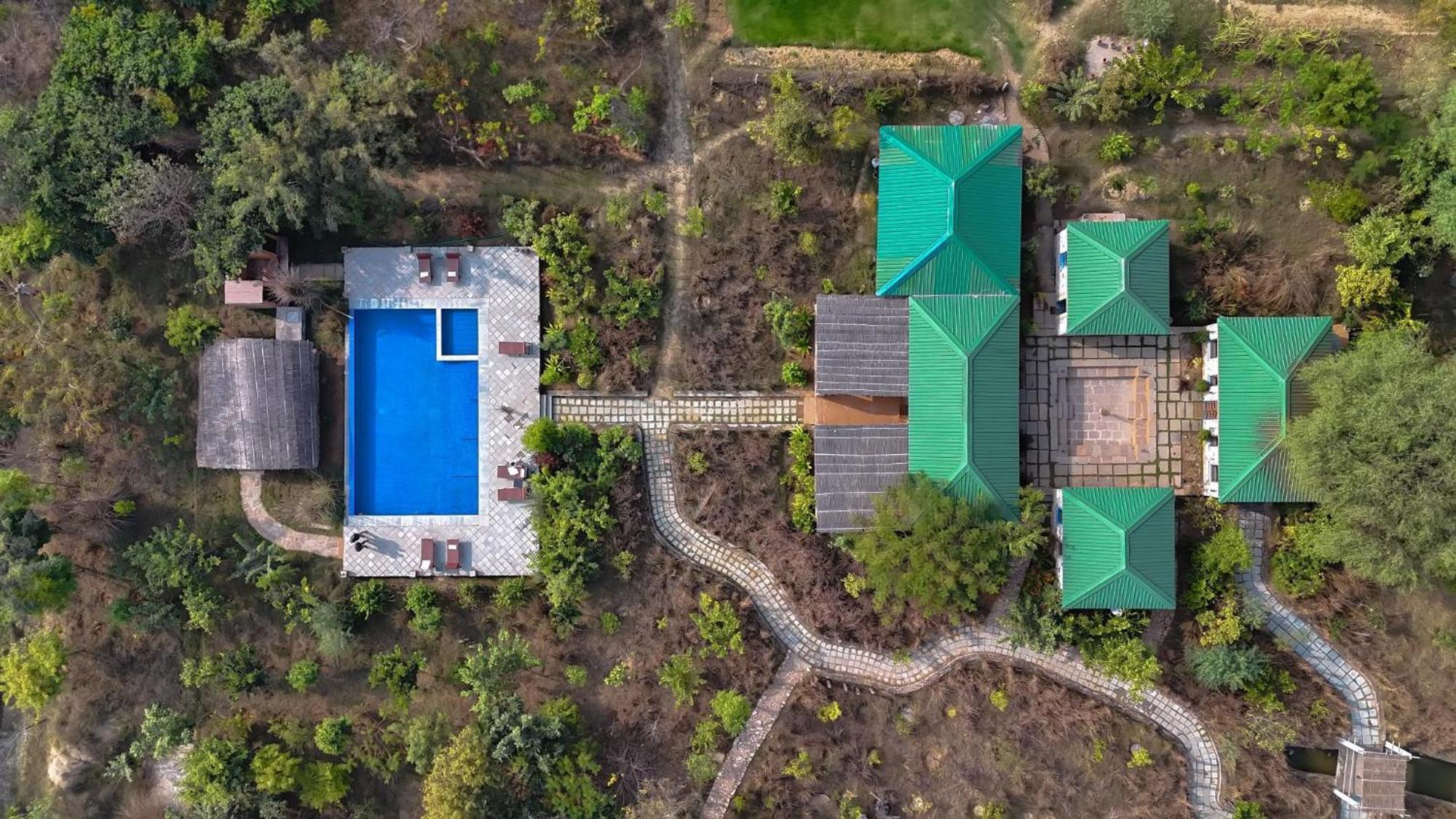 Bagh Serai - Rustic Cottage With Private Pool ساواي مادهوبور المظهر الخارجي الصورة