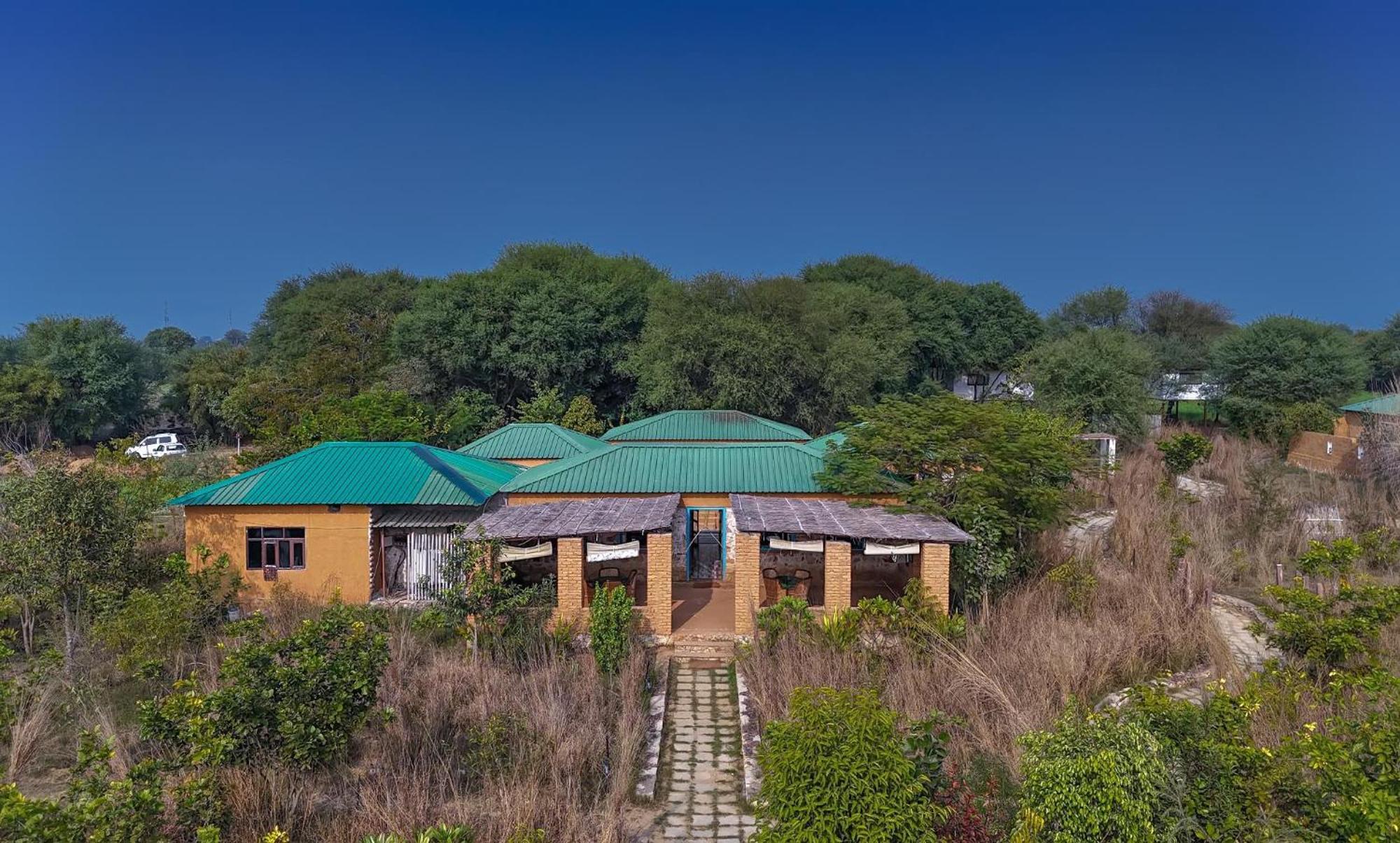 Bagh Serai - Rustic Cottage With Private Pool ساواي مادهوبور المظهر الخارجي الصورة